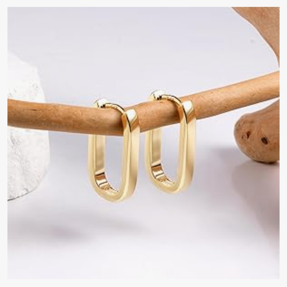 Elegant Gold Hoop Earrings